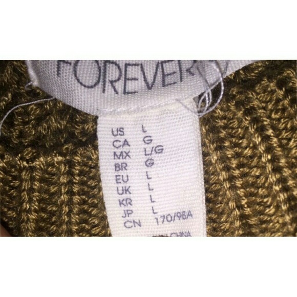 💕MAKE AN OFFER! CROPPED MUSTARD SWEATER😍💕 - Picture 4 of 4